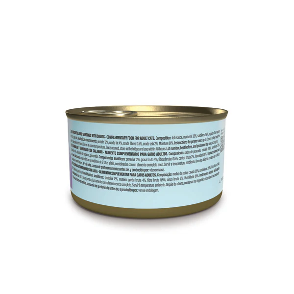Schesir Grill Wholefood Cat Can Mackerel And Sardines With Squid 70g [Min Order:12pcs]