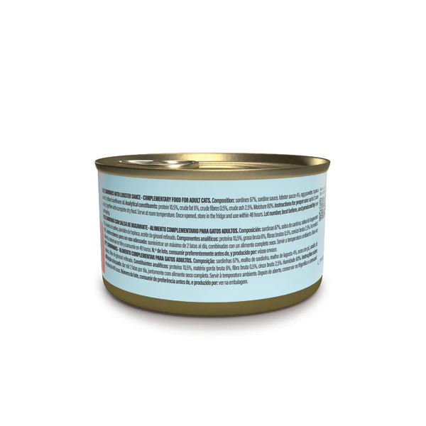 Schesir Grill Pate' Cat Can Sardines In Lobster Sauce 70g [Min Order:12pcs]