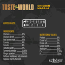 Schesir Taste The World Dog Wholefood - Chicken Masala 150g (Min Order-  8 Cans)