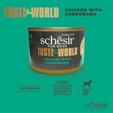 Schesir Taste The World Dog Wholefood - Chicken With Carbonara150g (Min Order- 8 Cans)