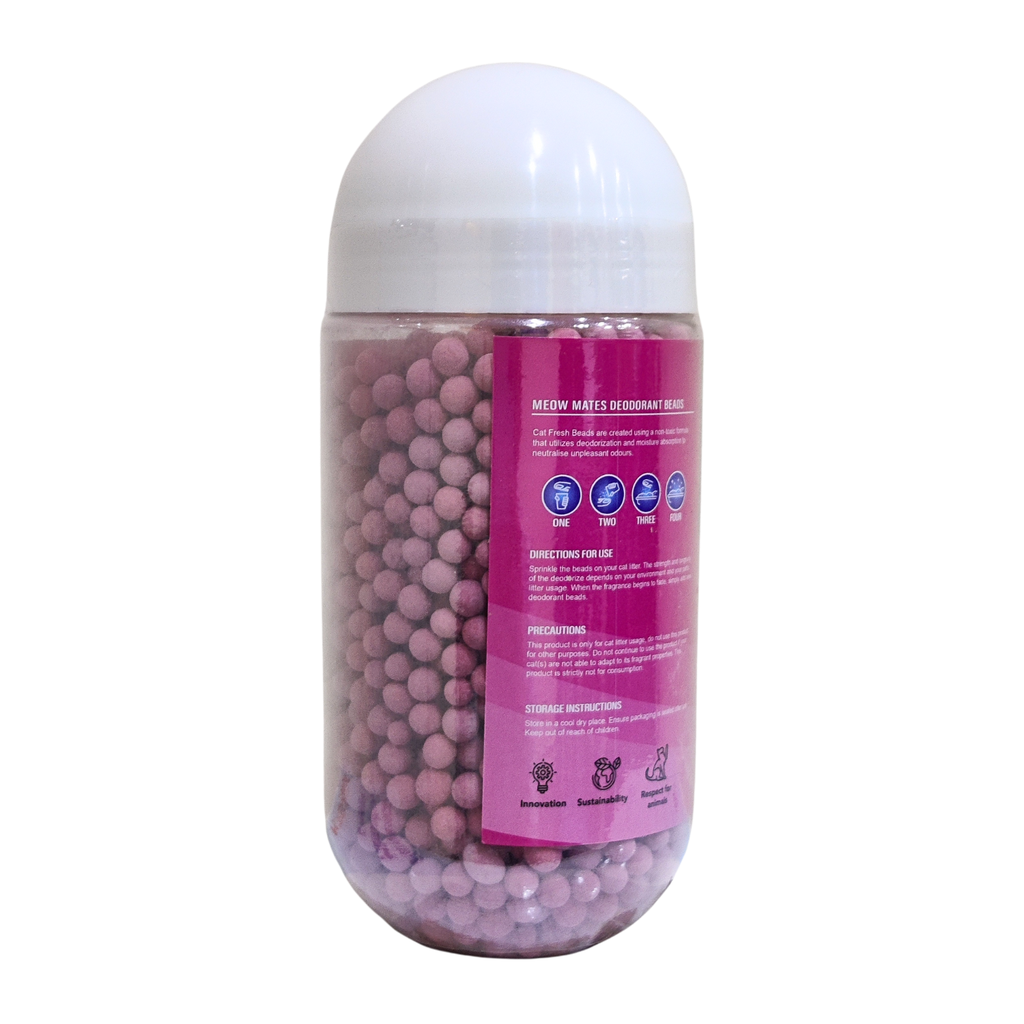 Meow Mates Deodorant Bead 450g-Baby Powder