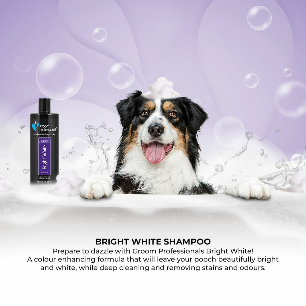 Groom Professional Bright White Shampoo[Volume - 4 litre]