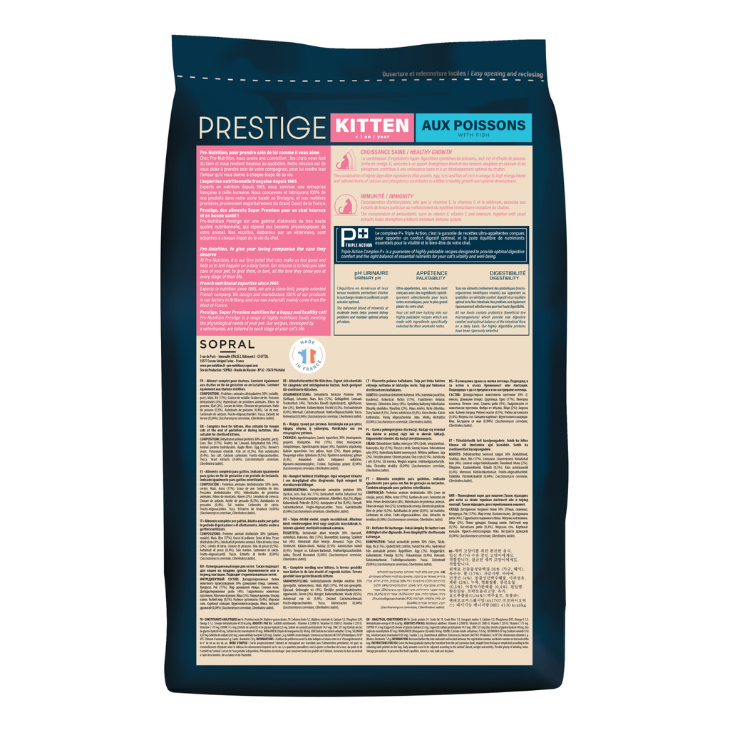 Pro nutrition Prestige Kitten With Fish 8Kg