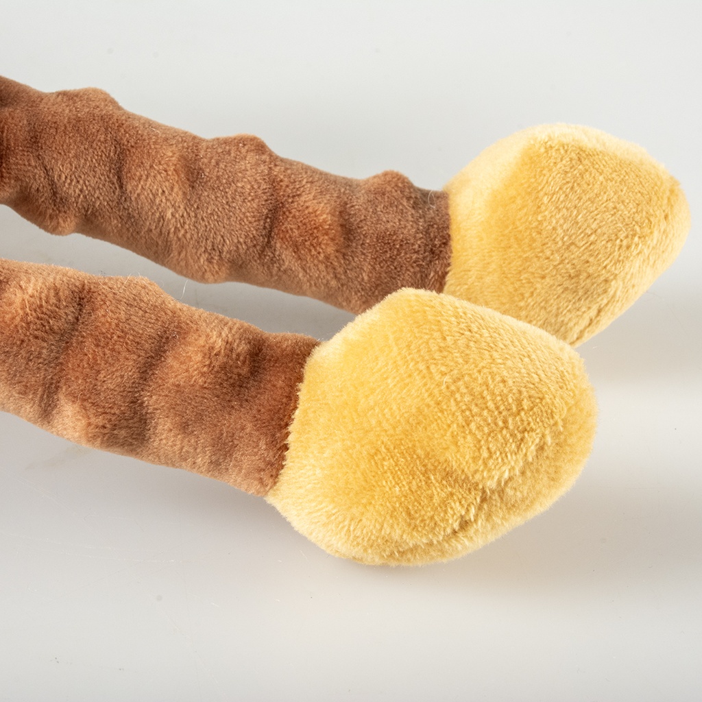 Duvo+ Plush Beaver crackle Dog Toy 34x21x8cm brown