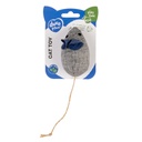 Duvo+ ECO Navy Mouse & Catnip 8,5x4,5x6cm Blue/Grey