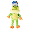 Duvo+ Plush Frog Crackle Dog Toy 34x21x8cm Green