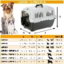 Ferplast Clipper 1 Cat And Small Dog Carrier
50 x 33 x H 32 cm (IATA Approved)