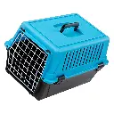 Ferplast ATLAS 10 EL Cat and Small Dog Carrier 32,5 x 48 x h 29 cm - Light Blue