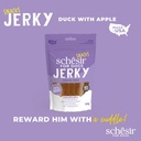 Schesir GF Dog Snacks Jerky 145g - Duck with Apple