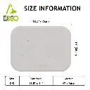 DOCO® Silicone Waterproof Feeding Mats  for Dogs and Cats 47 x 35.5cm(O/S) Warm Grey