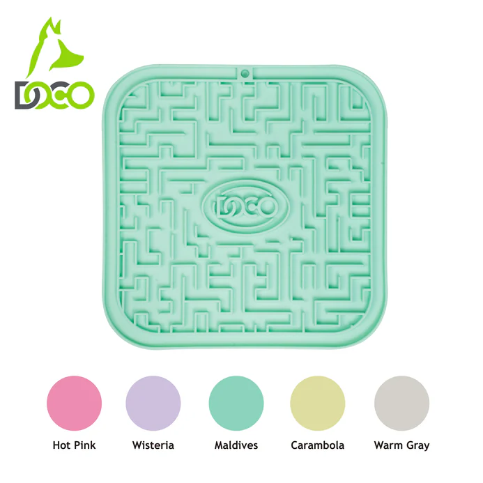 DOCO® Licking Mats for Dogs and Cats 20cm x 20cm(O/S) Wisteria