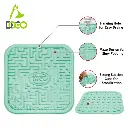 DOCO® Licking Mats for Dogs and Cats 20cm x 20cm(O/S) Warm Grey