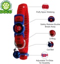 Doco Puffy Cat Collar (DCAT010)[Color - Orange]