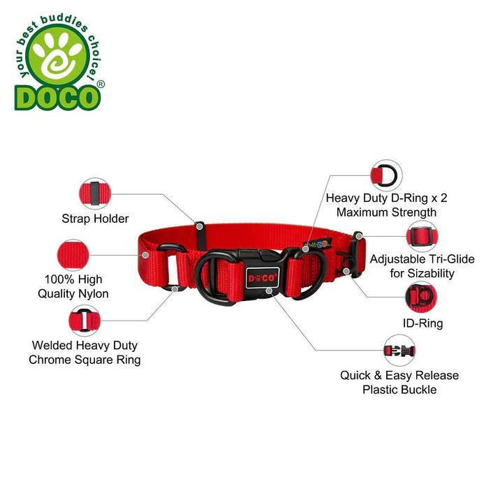 DOCO® DD Collar 3.8 x 52-75cm(XL) Pink