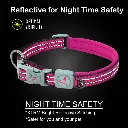 DOCO® VARIO O-Ring
Collar Reflective 1.5 x 39-44cm(S) R.Pink