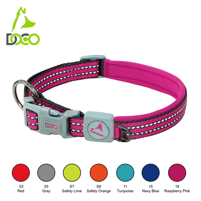 DOCO® VARIO O-Ring
Collar Reflective 1.5 x 39-44cm(S) R.Pink