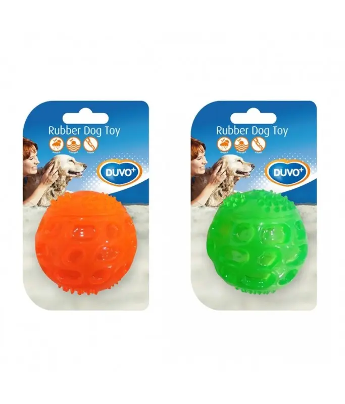 [LR1714503] Duvo Tpr Ball Squeaky Orange-Green 5 (1).5cm