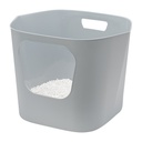 Moderna Lotus Cat Litter Box 54.4 x 43.9 x 40.5 cm-Grey