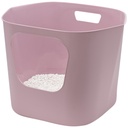 Moderna Lotus Cat Litter Box 54.4 x 43.9 x 40.5 cm-Soft Lila