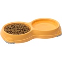 Moderna Double Smarty Bowl 26.5 x 13.5 x 3.4 cm-2x200ml-Apricot