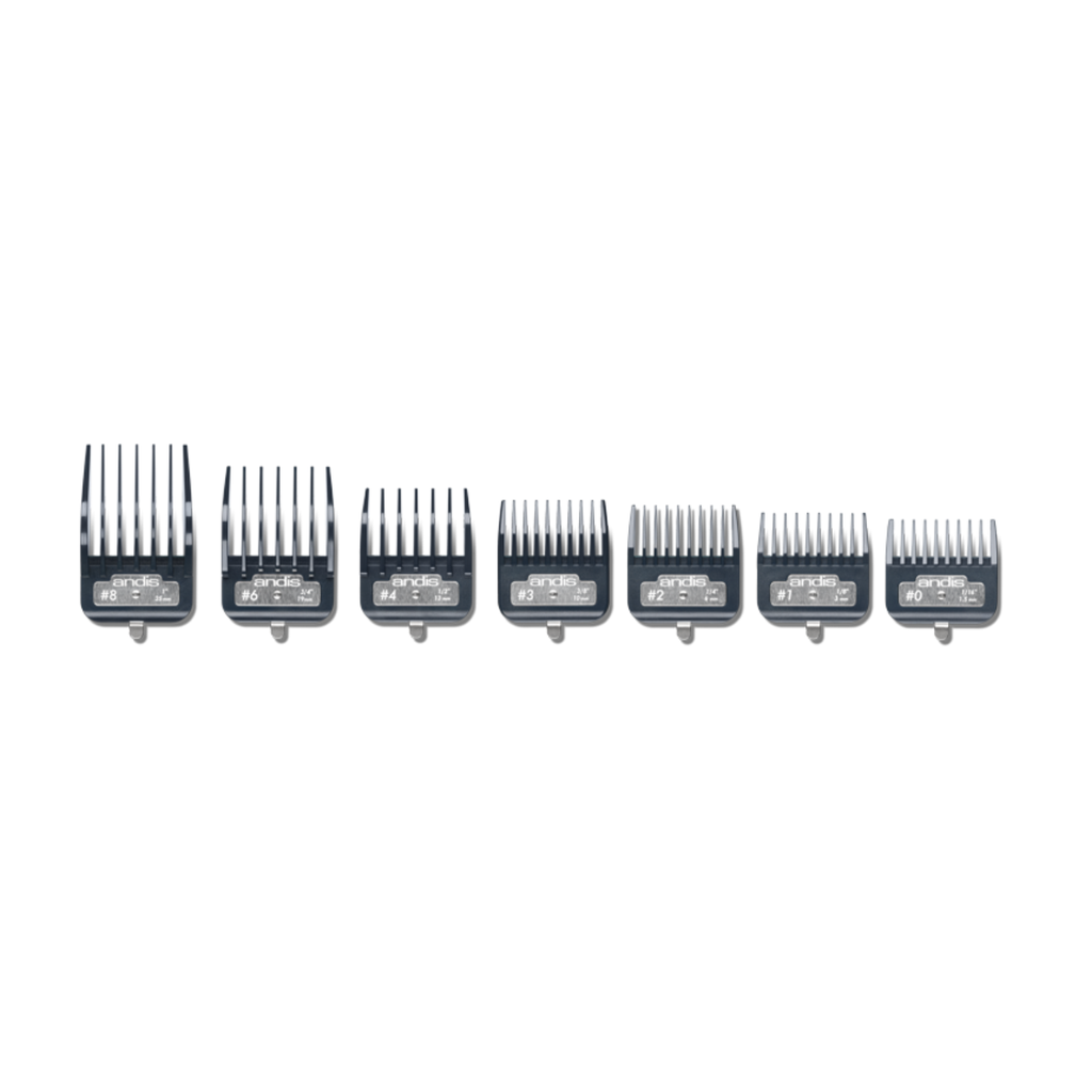 Andis Master® Premium Metal Clip Comb Set-7pcs