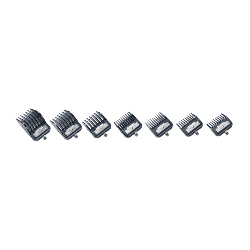 Andis Master® Premium Metal Clip Comb Set-7pcs