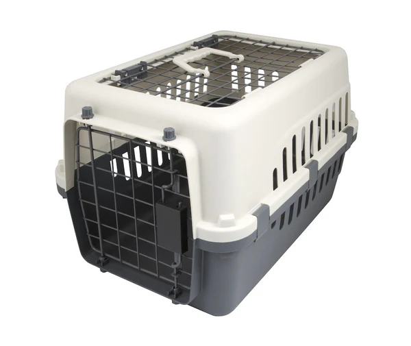 Pet Mode Plastic Pet Carrier Top & Spring Lock Front Door [Dimension - 50 x 35 x 32cm] 