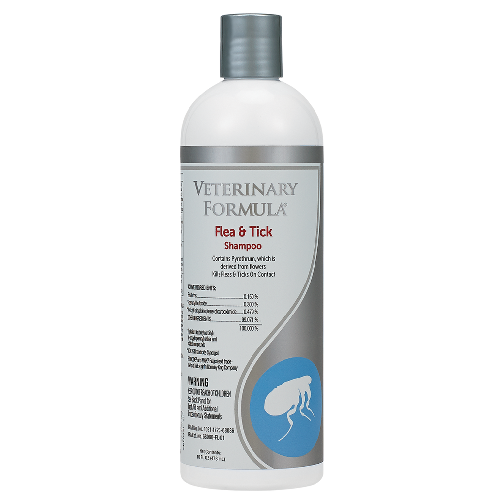 Synergy Labs Veterinary Formula Clinical Care Flea & Tick Shampoo 473ml