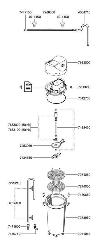 EHEIM suction basket