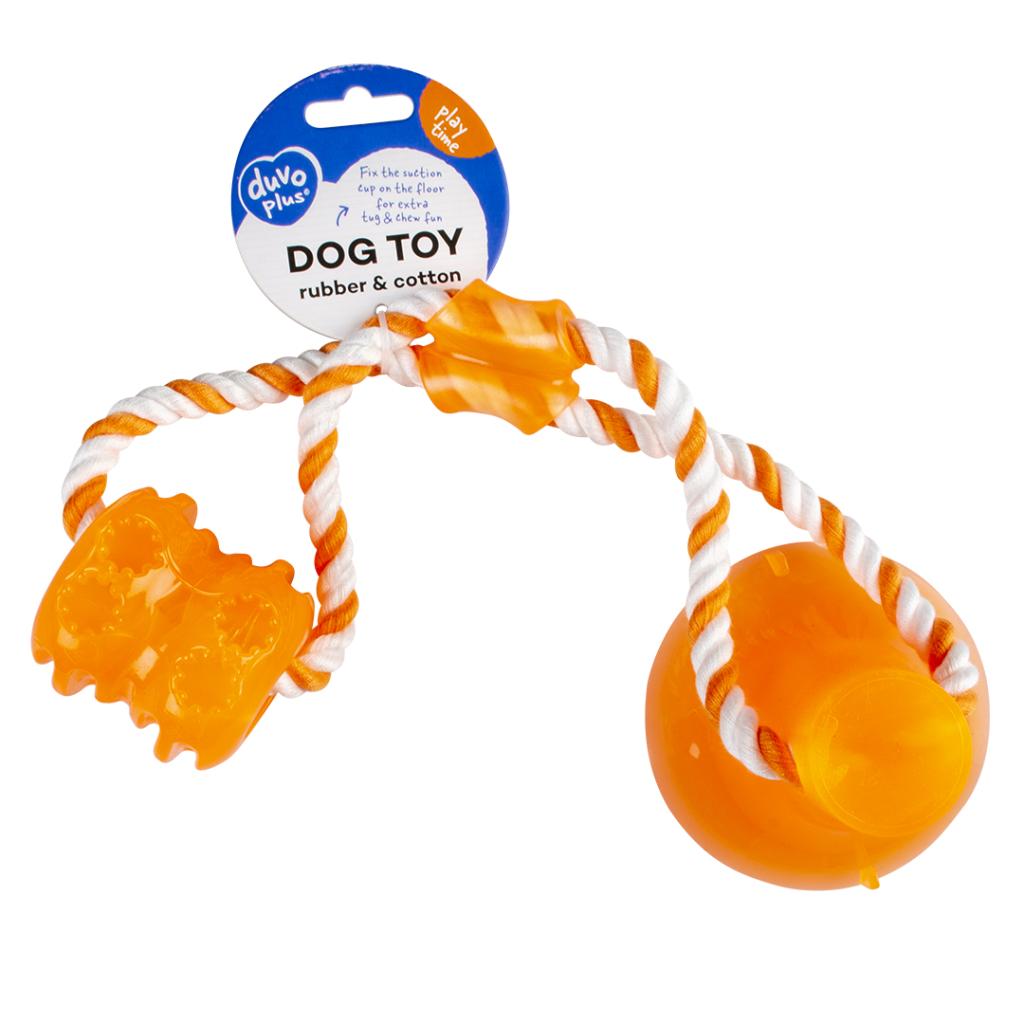 Duvo+ Tug 'n Chew Toy 40x10,3x10,3cm[Color - Orange]