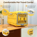 Pado Foldable Pet Carrier 48x30x32cm-Gold Colour