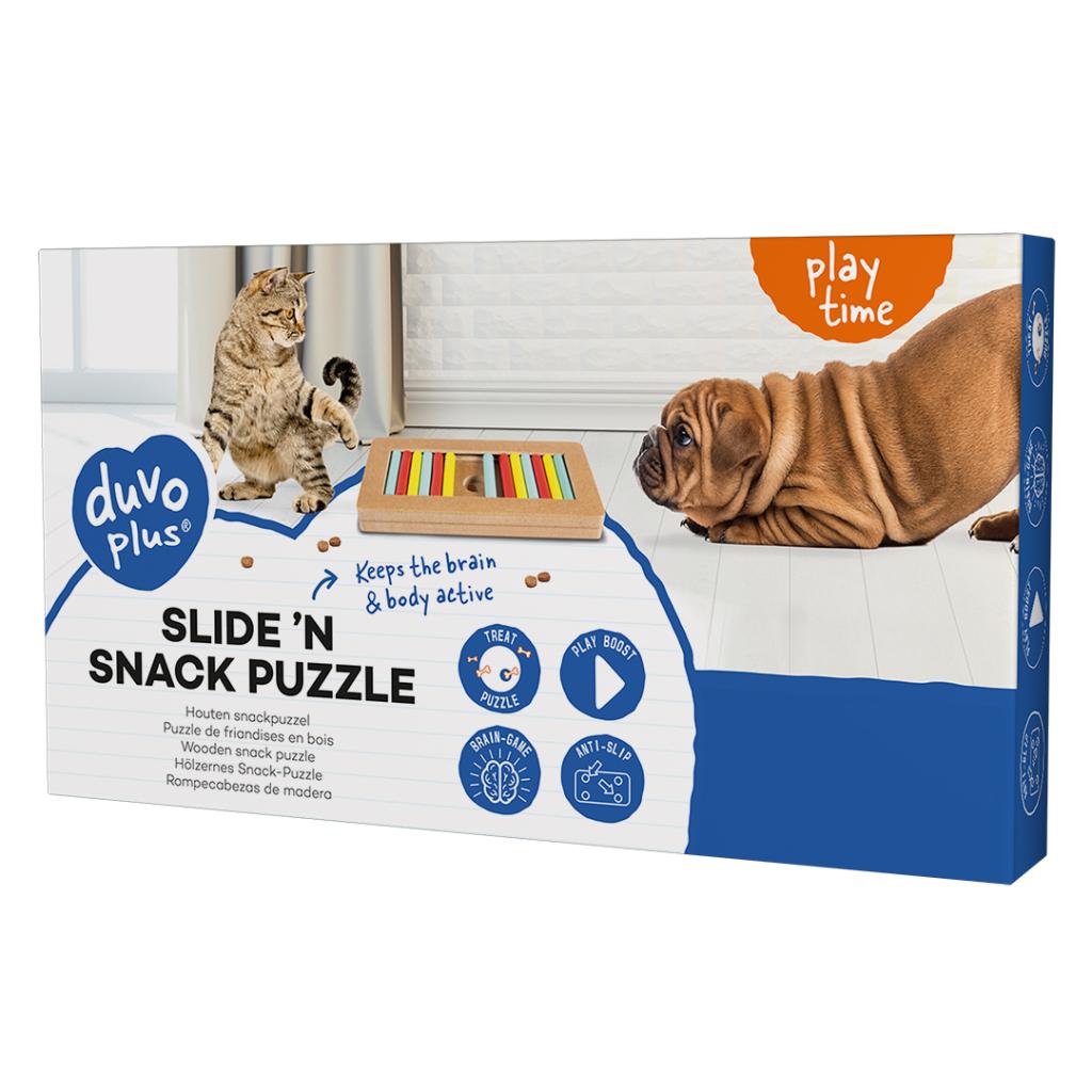 Duvo+ Slide 'N Snack Puzzle - Rectangle 28.5x15x3cm[Dimension - 28.5x15x3cm]