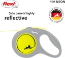 Flexi New Neon XS Cord 3m, Yellow[Color - Yellow, Length - 3M, Size - XS]
