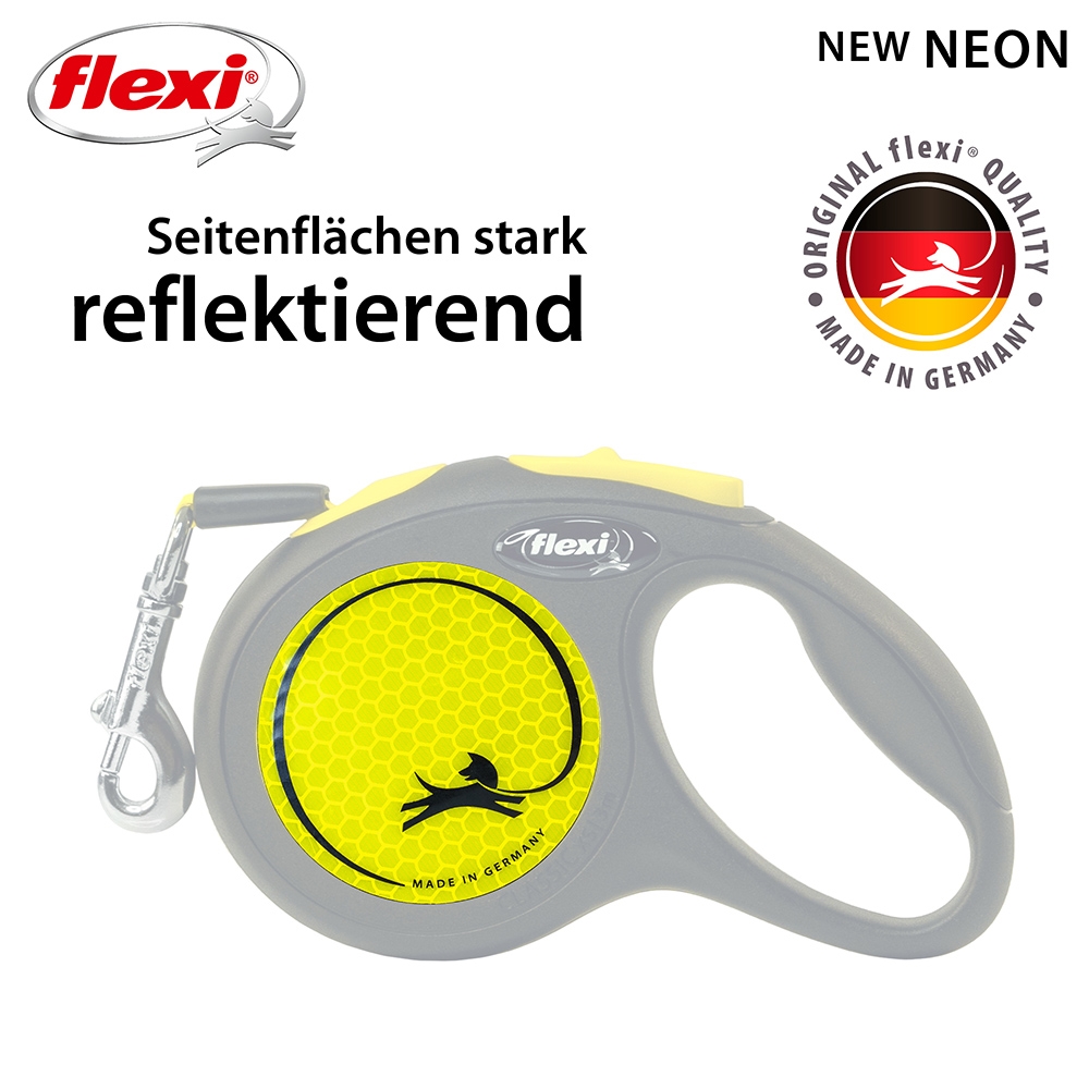 Flexi New Neon Yellow Tape[Length - 3M, Size - XS]