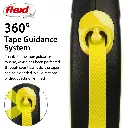 Flexi New Neon Yellow Tape[Length - 3M, Size - XS]