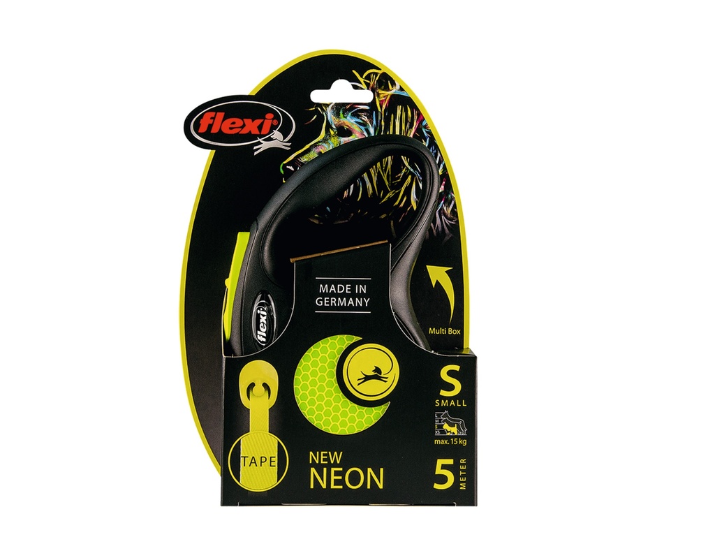 Flexi New Neon Yellow Tape[Length - 5M, Size - S]