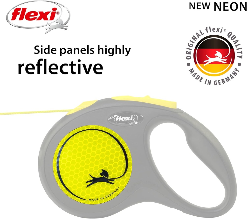 Flexi New Neon Yellow Tape[Length - 5M, Size - S]