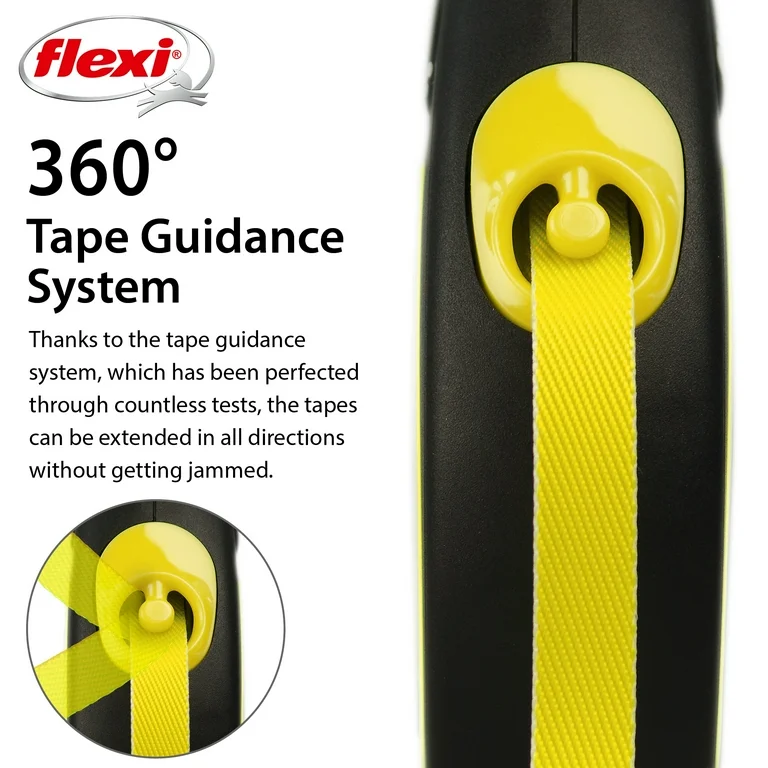 Flexi New Neon Yellow Tape[Length - 5M, Size - M]