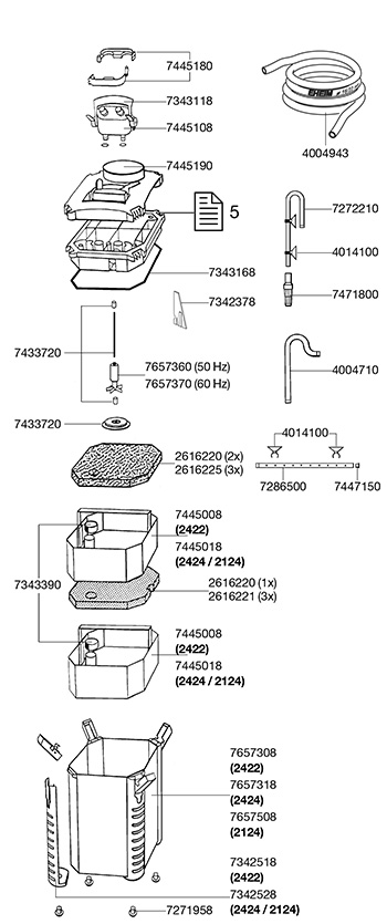 EHEIM clip f. 2222-2324