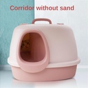 Pado Corridor Cat Litter Box  57.5*56.4*40cm-Blue