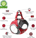 DOCO® Net Mesh Sport Harness (DCA312)-Sizes - L, Color - Maroon