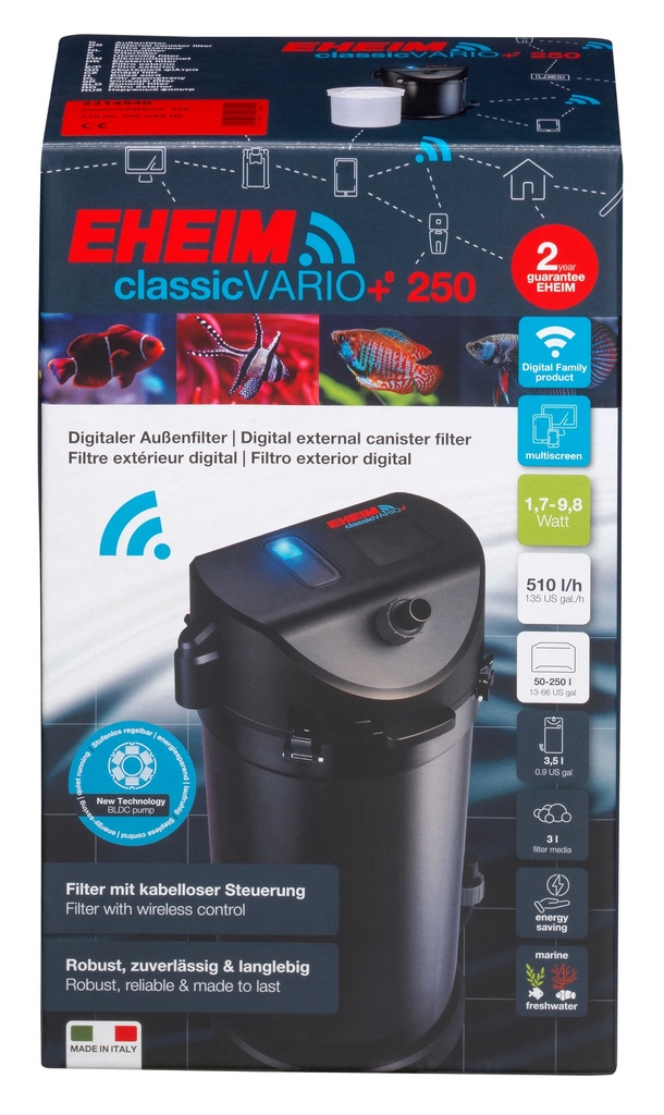 EHEIM ClassicVARIO+e 250 External Filter