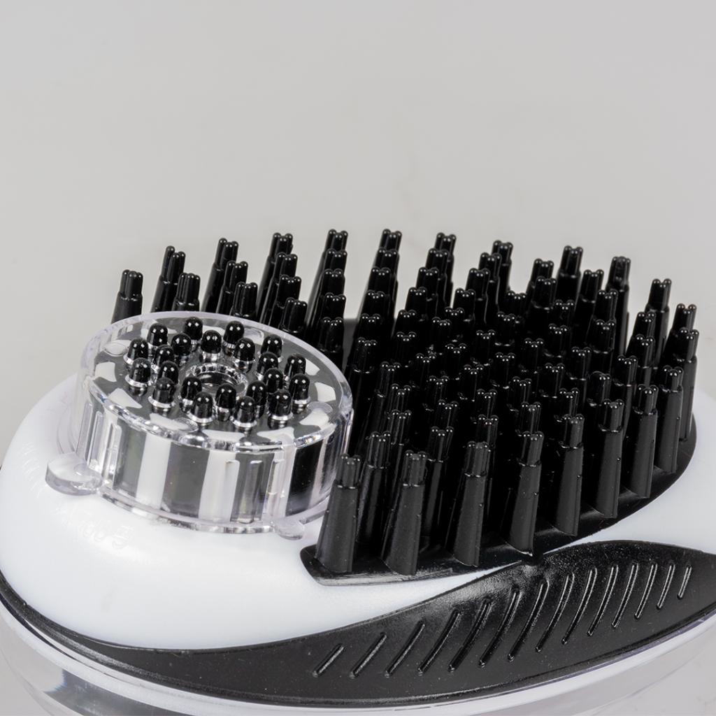 Duvo+ Shampoo And Massage Brush Black-11.5x7.5x6cm