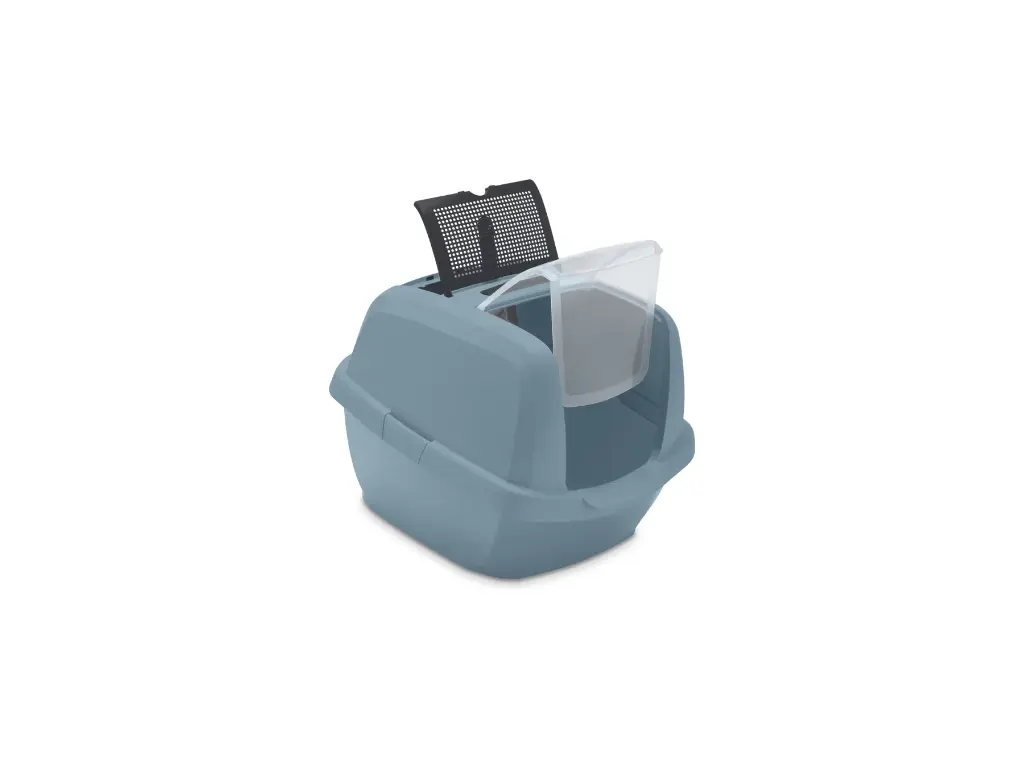 Imac – Maddy 2nd Life-Hooded Cat Toilet-Blue (65×47.5×47.5cm)