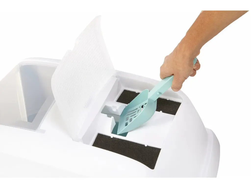 Imac Maddy Hooded Cat Toilet- Pink-White 62x49.5x47.5cm