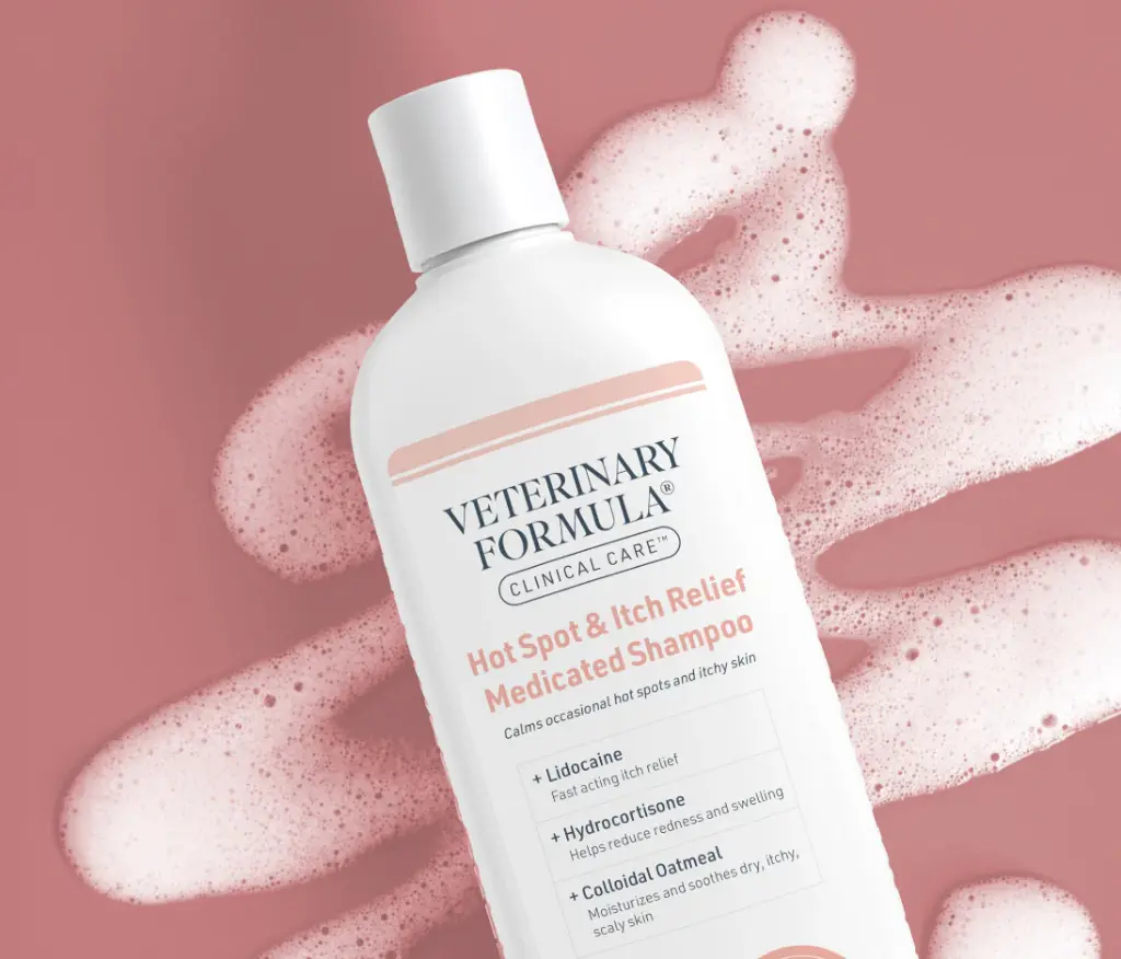 Synergy Labs Veterinary Formula Clinical Care Hot Spot & Itch Relief Medicated Shampoo For Dogs & Cats[Volume - 473ml]