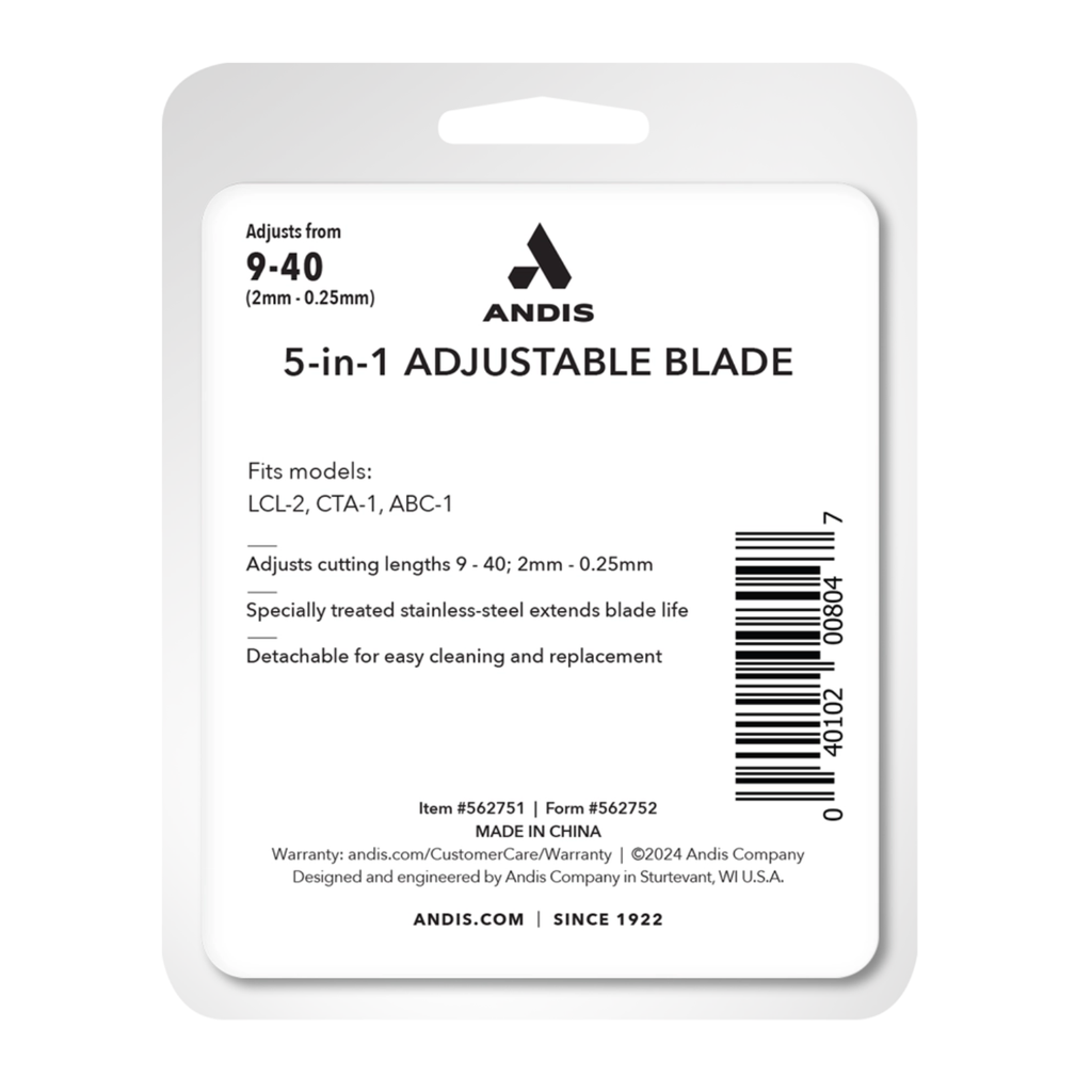 Andis 5-in-1 Adjustable Animal Blade