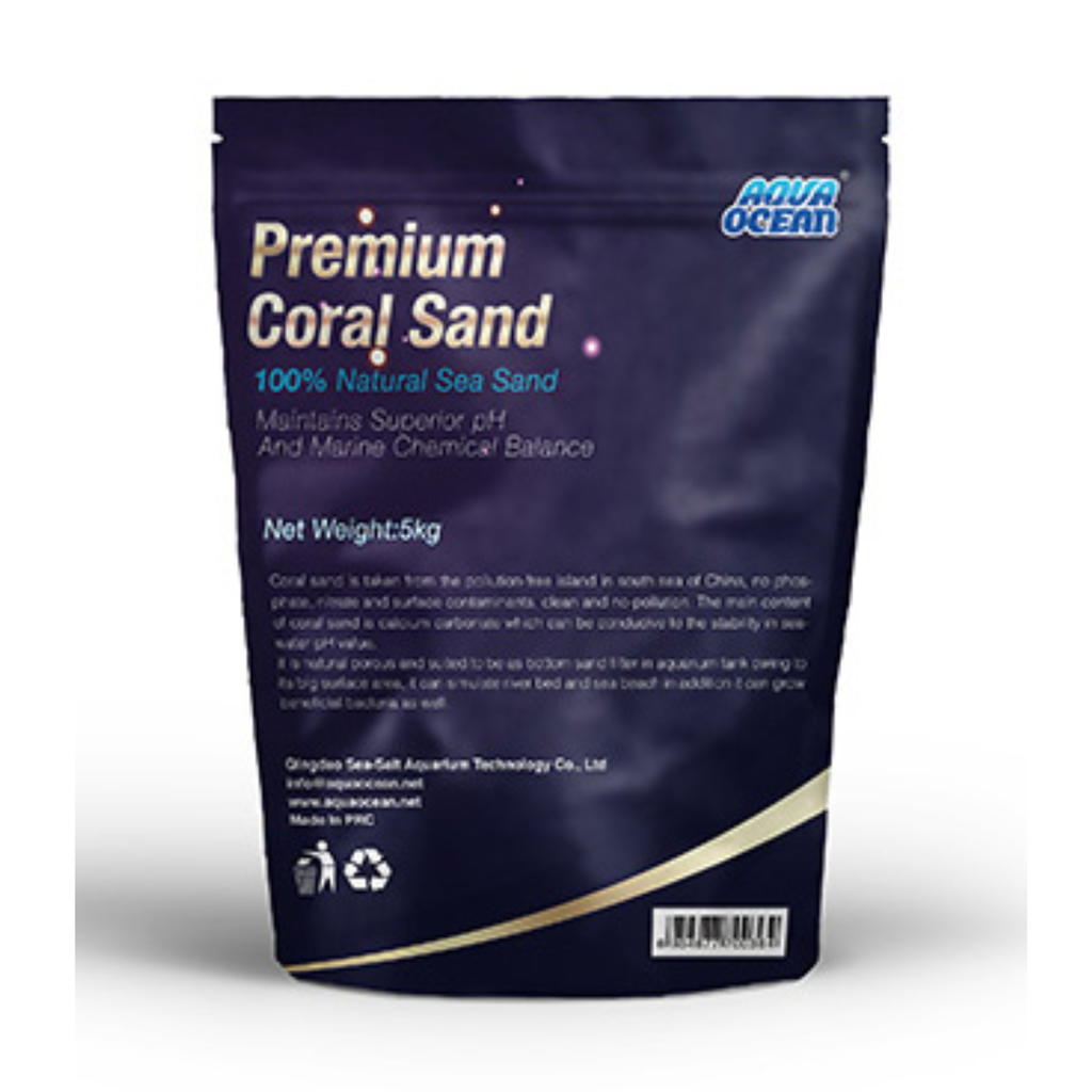 Aqua Ocean Premium Coral Sand Size-2(1mm-2mm)[Weight - 5kg]