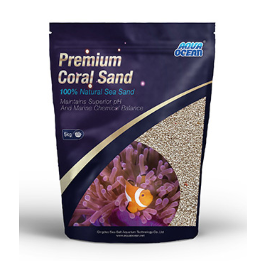 Aqua Ocean Premium Coral Sand Size-2(1mm-2mm)[Weight - 5kg]