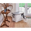 Moderna Casetta Camelia Revolutionary Litter Box- Soft White, L 75.7 x W 45 x H 45 cm